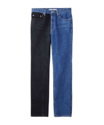 JOHN LAWRENCE SULLIVAN | WASHED DENIM BI-COLOR PANTS(デニムパンツ)