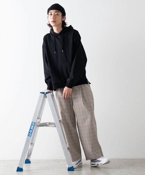 WEGO（ウィゴー）の「WEGO/【セットアップ対応商品】TRワイドスラックス（スラックス・メンズ・グレー系その他2/ベージュ系その他2・SMALL/MEDIUM/LARGE）」の9枚目の写真