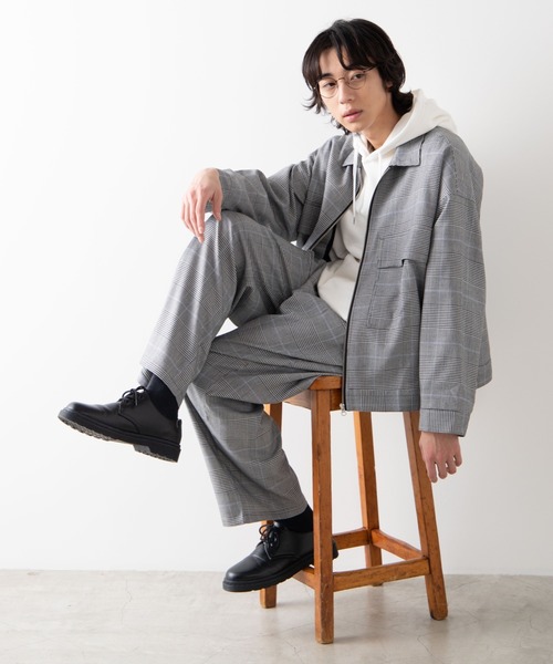 WEGO（ウィゴー）の「WEGO/【セットアップ対応商品】TRワイドスラックス（スラックス・メンズ・グレー系その他2/ベージュ系その他2・SMALL/MEDIUM/LARGE）」の7枚目の写真