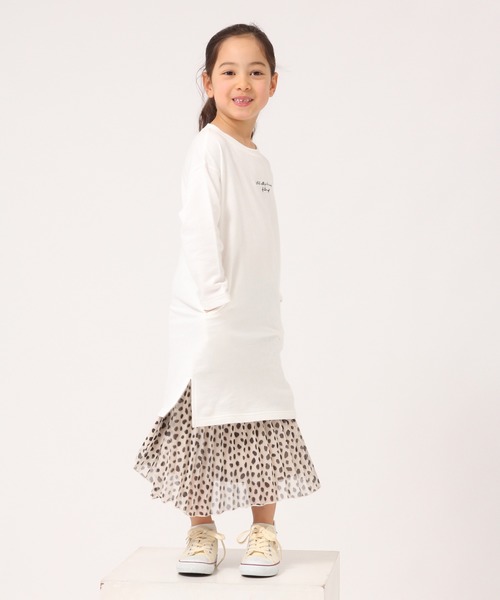 GLOBAL WORK（グローバルワーク）の「【キッズ】シフォンプリーツスカート/862571（スカート・キッズ・ブラック/ベージュ/ライトピンク・130cm/140cm/110cm/100cm/120cm）」の7枚目の写真