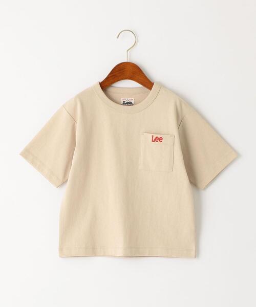 Lee（リー）の「【キッズ】〔WEB限定〕LEE（リー）ポケットTシャツ（Tシャツ/カットソー・キッズ・ブラック/ベージュ/ライトブルー/グレー/ライトピンク・110cm/120cm/130cm）」の4枚目の写真