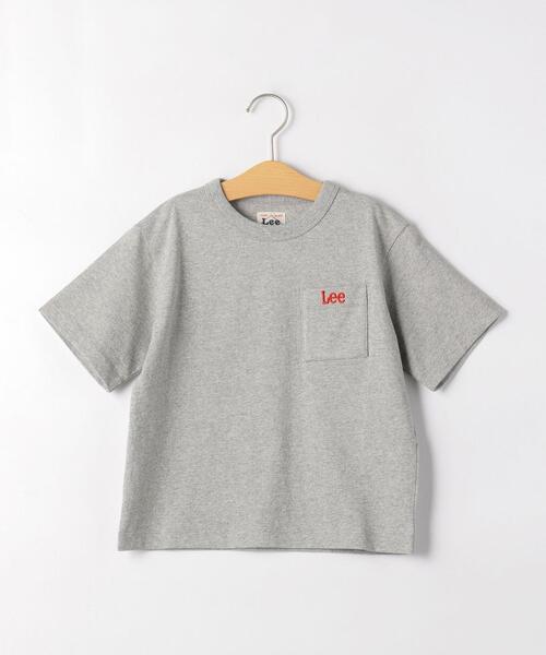 Lee（リー）の「【キッズ】〔WEB限定〕LEE（リー）ポケットTシャツ（Tシャツ/カットソー・キッズ・ブラック/ベージュ/ライトブルー/グレー/ライトピンク・110cm/120cm/130cm）」の3枚目の写真