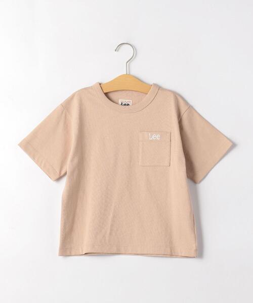 Lee（リー）の「【キッズ】〔WEB限定〕LEE（リー）ポケットTシャツ（Tシャツ/カットソー・キッズ・ブラック/ベージュ/ライトブルー/グレー/ライトピンク・110cm/120cm/130cm）」の5枚目の写真
