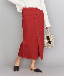 Wrangler | ＜Wrangler＞スリットタイトスカート/レッド(スカート)