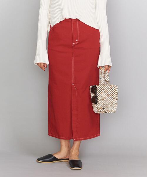 Wrangler（ラングラー）の「＜Wrangler＞スリットタイトスカート/レッドо（スカート・レディース・レッド・SMALL/MEDIUM）」の8枚目の写真