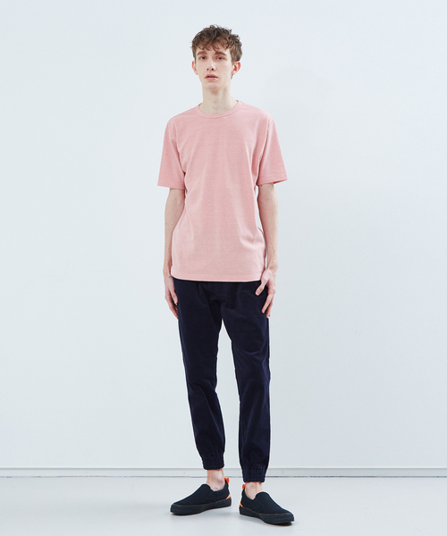 ABAHOUSE GRAY(アバハウスグレイ)の「【展開店舗限定】ストレッチタックフライス半袖Tシャツ(Tシャツ/カットソー・メンズ・ホワイト/ネイビー/グレー/ピンク/グレイッシュベージュ・46/48/50)」の19枚目の写真