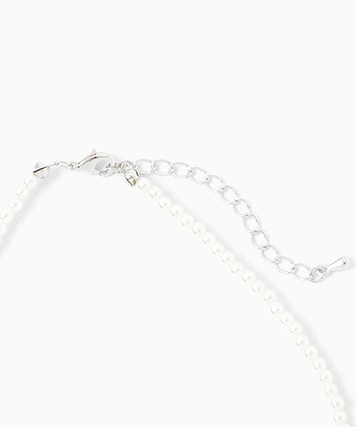 パール チェーン2連結婚式ネックレス パール チェーン2連結婚式ネックレス