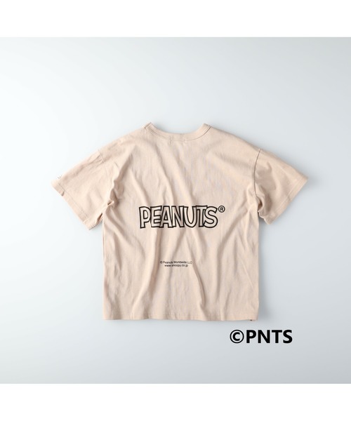 Right-on（ライトオン）の「【SNOOPY】ＢＩＧスヌーピーＴシャツ（Tシャツ/カットソー・キッズ・ベージュ/ピンク/ブラック・120/130/140/105）」の19枚目の写真
