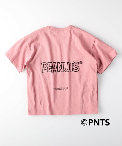 Right-on（ライトオン）の「【SNOOPY】ＢＩＧスヌーピーＴシャツ（Tシャツ/カットソー・キッズ・ベージュ/ピンク/ブラック・120/130/140/105）」の7枚目の写真
