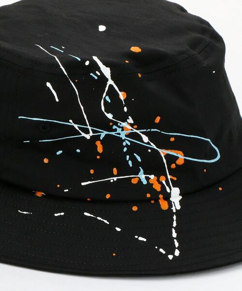 BEAUTY&YOUTH UNITED ARROWS（ビューティーアンドユースユナイテッドアローズ）の「BY ペイント バケットハット（ハット・メンズ・オフホワイト/ブラック・FREE）」の4枚目の写真