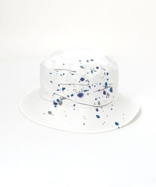 BEAUTY&YOUTH UNITED ARROWS（ビューティーアンドユースユナイテッドアローズ）の「BY ペイント バケットハット（ハット・メンズ・オフホワイト/ブラック・FREE）」の8枚目の写真