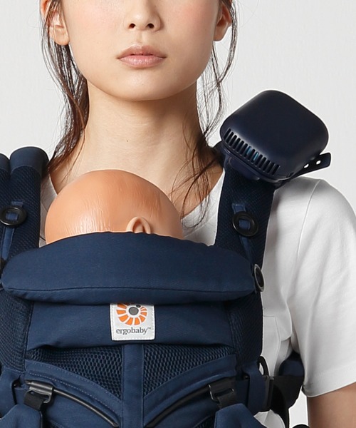 Baby Hopper（ベビーホッパー）の「ベビーカー＆ベビーキャリア用ポータブル扇風機（その他ベビー用品・キッズ・グレー/ブラック/ネイビー/ベージュ/ダークグレー・ONE SIZE）」の5枚目の写真