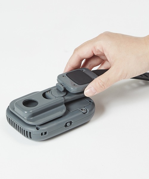 Baby Hopper（ベビーホッパー）の「ベビーカー＆ベビーキャリア用ポータブル扇風機（その他ベビー用品・キッズ・グレー/ブラック/ネイビー/ベージュ/ダークグレー・ONE SIZE）」の10枚目の写真