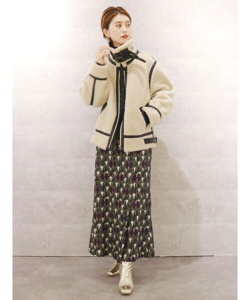 Ungrid（アングリッド）の「ボアムートンブルゾン（ムートンコート・レディース・ベージュ・SMALL/MEDIUM）」の19枚目の写真