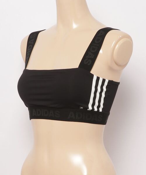 adidas（アディダス）の「adidas/アディダス スポーツブラ ノンワイヤーブラジャー ハーフトップ（スポーツブラ・レディース・パープル/ブラック/ベージュ系その他/ベージュ/ブラウン/オレンジ系その他/オリーブ/オレンジ・LARGE/MEDIUM）」の14枚目の写真