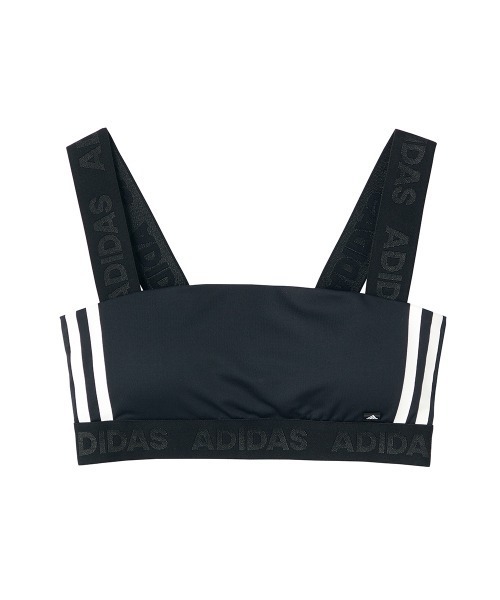 adidas（アディダス）の「adidas/アディダス スポーツブラ ノンワイヤーブラジャー ハーフトップ（スポーツブラ・レディース・パープル/ブラック/ベージュ系その他/ベージュ/ブラウン/オレンジ系その他/オリーブ/オレンジ・LARGE/MEDIUM）」の15枚目の写真