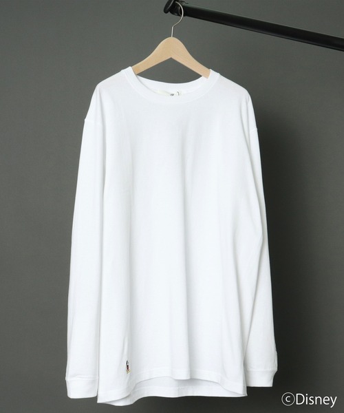 ミッキー F embroidery トップス F｜south L/S F / L/S / 17-6 TEE 17 