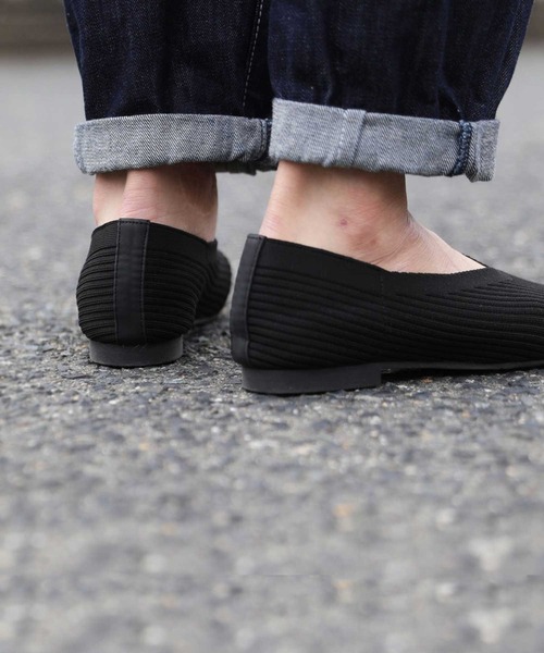 antiqua(アンティカ)の「Vカットニットパンプス(パンプス・レディース・ブラック/カーキ・LL/S/M/L)」の17枚目の写真