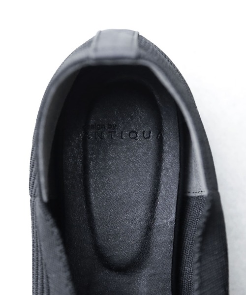 antiqua(アンティカ)の「Vカットニットパンプス(パンプス・レディース・ブラック/カーキ・LL/S/M/L)」の3枚目の写真