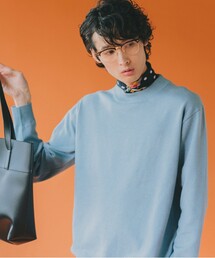 THE SHOP TK  | 【洗濯機OK】ヘビロテできる着やすいエコニット/モックネックニット/選べる8色展開(ニット/セーター)