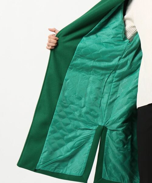 STYLEBLOCK（スタイルブロック）の「ウール調チェスターコート（チェスターコート・レディース・グリーン/キャメル/オレンジ系その他/ブラック・S/XXL/L/M/XL）」の6枚目の写真