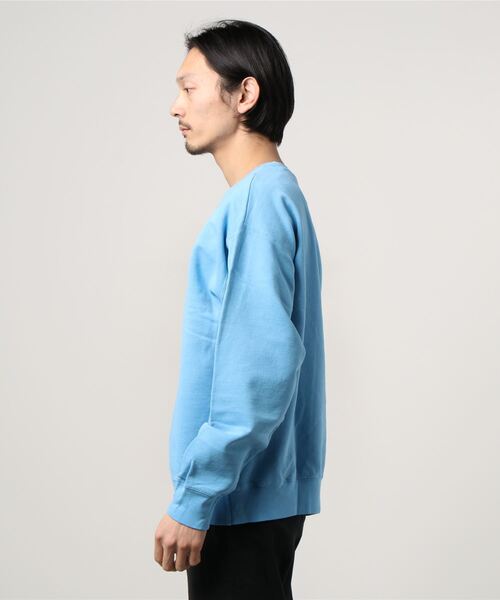 Champion（チャンピオン）の「【22】〔Champion/チャンピオン〕10oz ガーメントダイ クルーネックスウェットシャツ（スウェット・メンズ・ブラック/グレー/グリーン/ブルー/ネイビー/レッド/その他・MEDIUM/LARGE）」の21枚目の写真