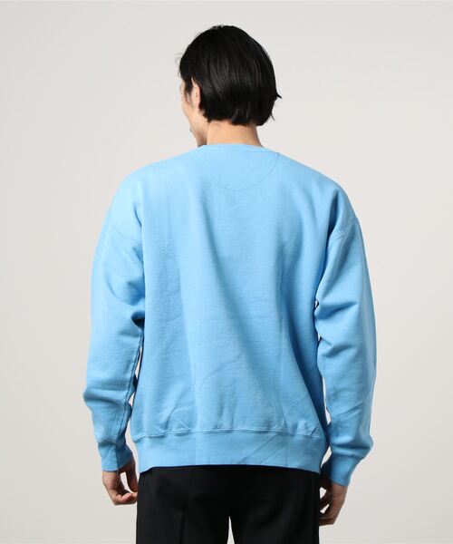 Champion（チャンピオン）の「【22】〔Champion/チャンピオン〕10oz ガーメントダイ クルーネックスウェットシャツ（スウェット・メンズ・ブラック/グレー/グリーン/ブルー/ネイビー/レッド/その他・MEDIUM/LARGE）」の22枚目の写真