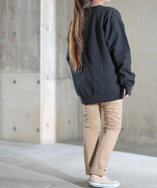 Champion（チャンピオン）の「【22】〔Champion/チャンピオン〕10oz ガーメントダイ クルーネックスウェットシャツ（スウェット・メンズ・ブラック/グレー/グリーン/ブルー/ネイビー/レッド/その他・MEDIUM/LARGE）」の17枚目の写真