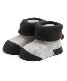 ポンポン付きベビーソックス