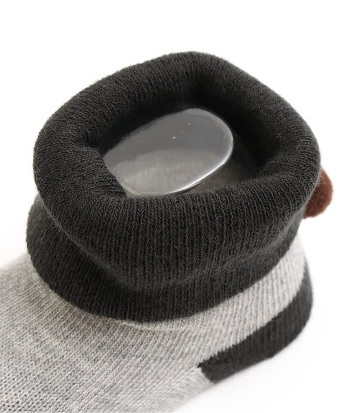 BREEZE（ブリーズ）の「ポンポン付きベビーソックス（ベビーシューズ/ベビーソックス・キッズ・ピンク/アイボリー/グレー・12/9）」の11枚目の写真