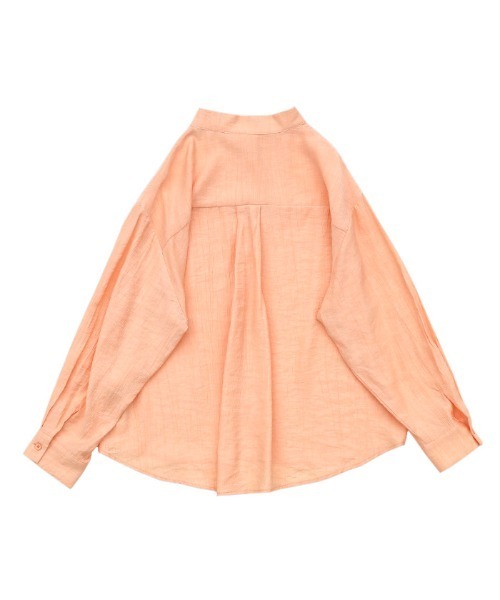 2021 SS ノーカラーワッシャーデザインシャツ（シャツ/ブラウス
