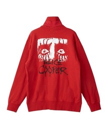 HYSTERIC GLAMOUR | ALICE COOPER/SPEND THE NIGHT W AC リボンタイ付きスウェット(スウェット)