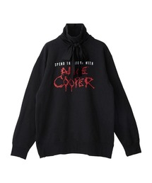HYSTERIC GLAMOUR | ALICE COOPER/SPEND THE NIGHT W AC リボンタイ付きスウェット(スウェット)