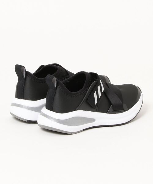adidas(アディダス)の「adidas アディダス FORTA RUN X K キッズスニーカー【軽量】(フォルタランXK) H01394(スニーカー・キッズ・ブラック×ブラック・21.0cm/20.0cm/24.0cm/19.5cm/23.5cm/20.5cm/17.0cm/22.0cm/18.0cm/22.5cm/19.0cm/23.0cm/21.5cm)」の2枚目の写真