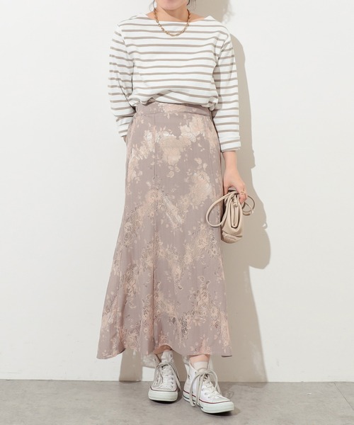 natural couture(ナチュラルクチュール)の「配色レースマーメイドスカート(スカート・レディース・ピンク/オレンジ系その他/グレイッシュベージュ・FREE)」の22枚目の写真