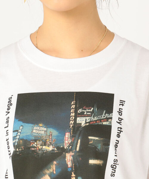 NOLLEY’S（ノーリーズ）の「【WEB限定カラーあり】LIFEプリントT（Tシャツ/カットソー・レディース・ブラック系その他3/ブラック系その他4/ブラック系その他5/ブルー系その他3・FREE）」の16枚目の写真