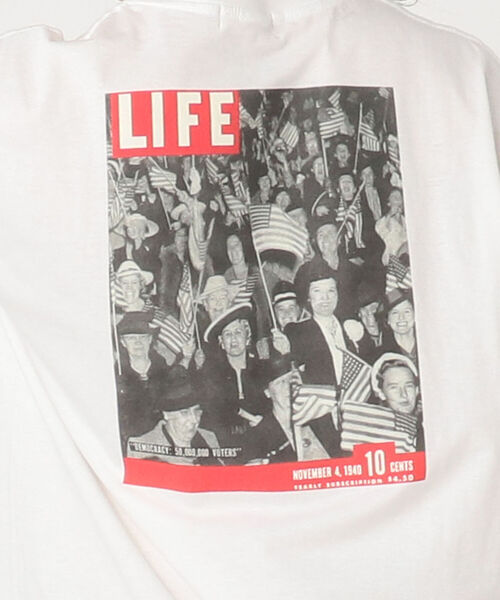 NOLLEY’S（ノーリーズ）の「【WEB限定カラーあり】LIFEプリントT（Tシャツ/カットソー・レディース・ブラック系その他3/ブラック系その他4/ブラック系その他5/ブルー系その他3・FREE）」の21枚目の写真