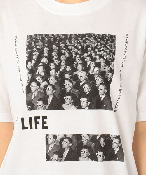 NOLLEY’S（ノーリーズ）の「【WEB限定カラーあり】LIFEプリントT（Tシャツ/カットソー・レディース・ブラック系その他3/ブラック系その他4/ブラック系その他5/ブルー系その他3・FREE）」の22枚目の写真