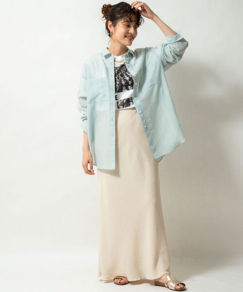 NOLLEY’S（ノーリーズ）の「【WEB限定カラーあり】LIFEプリントT（Tシャツ/カットソー・レディース・ブラック系その他3/ブラック系その他4/ブラック系その他5/ブルー系その他3・FREE）」の8枚目の写真