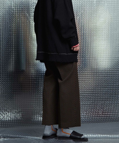 MAISON SPECIAL（メゾンスペシャル）の「《ユニセックスアイテム》IMPORT FABRICワイドパンツ 【MAISON SPECIAL/メゾンスペシャル】（スラックス・メンズ・その他1/その他2/その他3/その他4・1/0）」の12枚目の写真