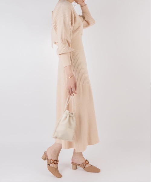 RANDA（ランダ）の「ニットワンピースボレロセット（ワンピース）」 - WEAR