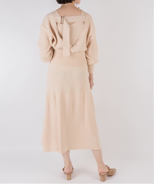 RANDA（ランダ）の「ニットワンピースボレロセット（ワンピース）」 - WEAR