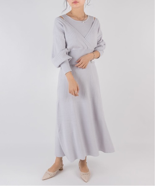 RANDA（ランダ）の「ニットワンピースボレロセット（ワンピース）」 - WEAR