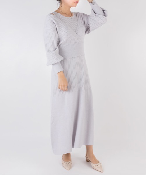 RANDA（ランダ）の「ニットワンピースボレロセット（ワンピース）」 - WEAR