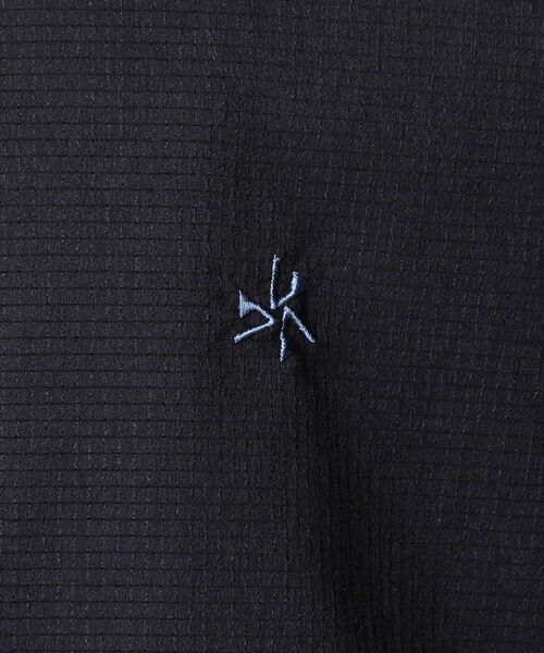 GLOSTER（グロスター）の「AIR TROUGH シャツカーディガン ※通気性◎、軽量◎、ストレッチ性◎の機能素材を使用（カーディガン/ボレロ・メンズ・ネイビー/ライトグレー・S/M/L）」の10枚目の写真