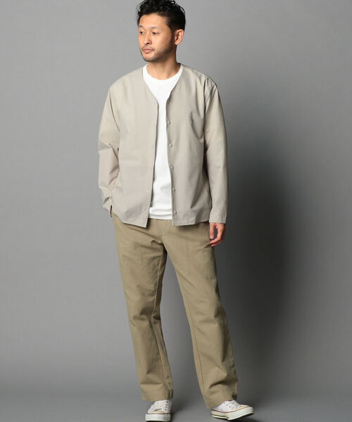 GLOSTER（グロスター）の「AIR TROUGH シャツカーディガン ※通気性◎、軽量◎、ストレッチ性◎の機能素材を使用（カーディガン/ボレロ・メンズ・ネイビー/ライトグレー・S/M/L）」の15枚目の写真