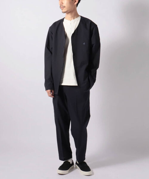 GLOSTER（グロスター）の「AIR TROUGH シャツカーディガン ※通気性◎、軽量◎、ストレッチ性◎の機能素材を使用（カーディガン/ボレロ・メンズ・ネイビー/ライトグレー・S/M/L）」の17枚目の写真