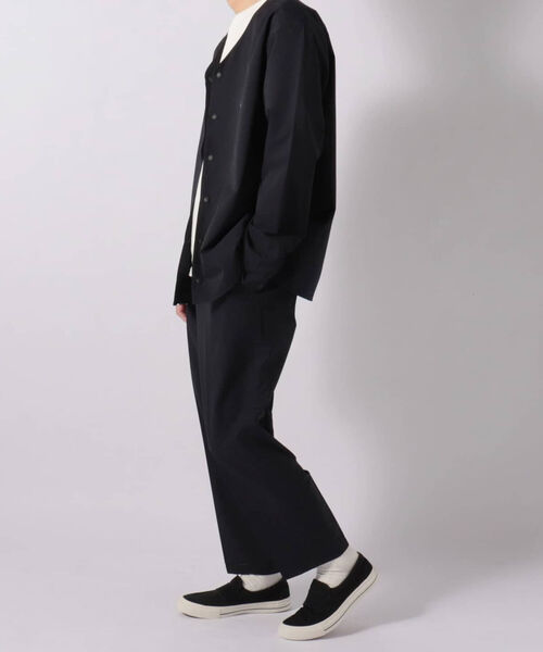 GLOSTER（グロスター）の「AIR TROUGH シャツカーディガン ※通気性◎、軽量◎、ストレッチ性◎の機能素材を使用（カーディガン/ボレロ・メンズ・ネイビー/ライトグレー・S/M/L）」の19枚目の写真