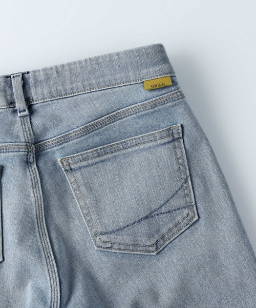 SOMETHING（サムシング）の「【SOMETHING】「GUSSET」スキニーデニムパンツ（デニムパンツ・レディース・ライトインディゴブルー・26inch/27inch/25inch/28inch）」の6枚目の写真