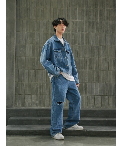 13MONTH（サーティーンマンス）の「【13month】DESTROYED JEANS 